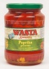 Перец красный консервированный резанный (четвертинки) "WASTA" 650/300г