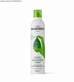 Масло оливковое Extra virgin с ароматом базилика "Mantova" 200 мл